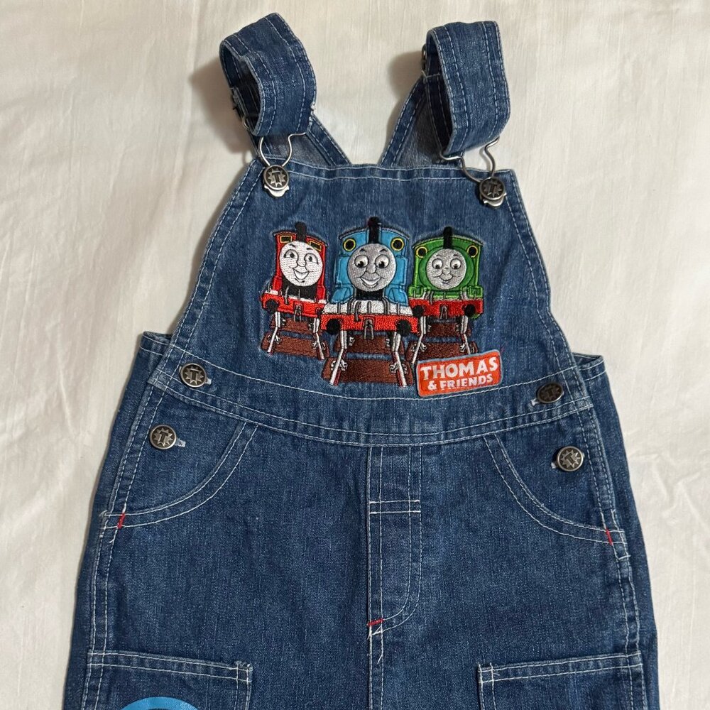 Thomas and Friends Toddler Bib Overalls Shorts